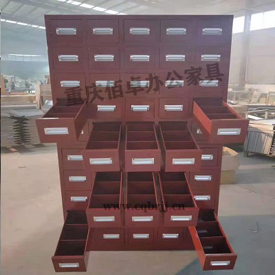 中药柜实拍图